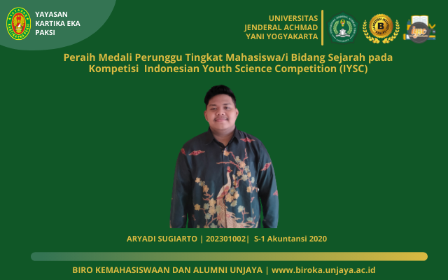 Juara 3 Indonesian Youth Science Competition (IYSC) Cabang Perlombaan Sejarah