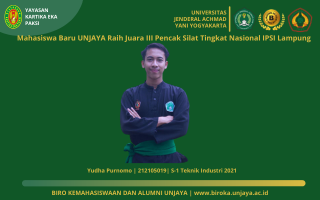 Mahasiswa Baru UNJAYA Raih Juara III Pencak Silat Tingkat Nasional IPSI Lampung